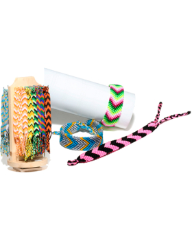 Assorted Color Woven 1in Friendship Bracelet