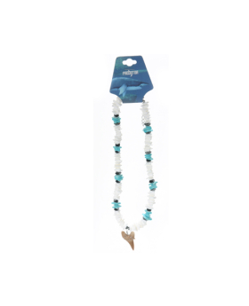 Assorted Shell Accent Shark Tooth Necklace