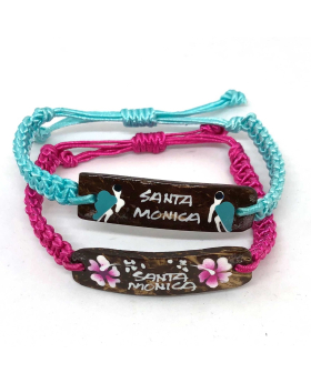 Coco ID braided bracelet with namedrop