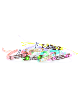 Best Friends Coco Bead Woven Cord Bracelet