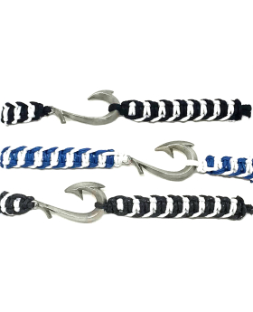 Macrame Fish Hook Bracelet