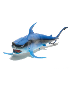 17 inch PVC Blue Shark Toy