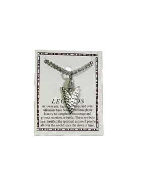 Silver Arrowhead on chain necklace