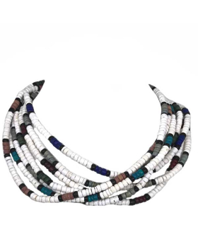 18 inch assorted beaded necklace