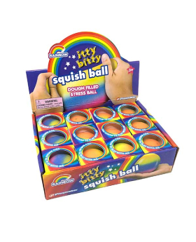 Rainbow Itty Bitty Squish Balls