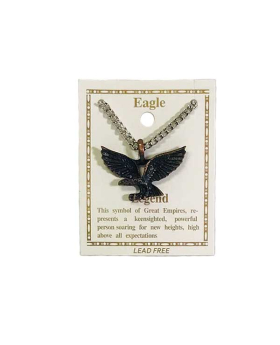 Copper Eagle on chain necklace