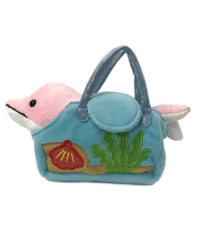 Plush Dolphin in Purse