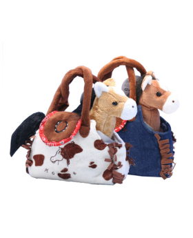 Assorted Plush Western Pony in Purse