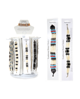 Assorted Multi Strand Traditional Bone Chokers