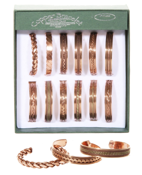 Assorted Copper Cuff Bracelets