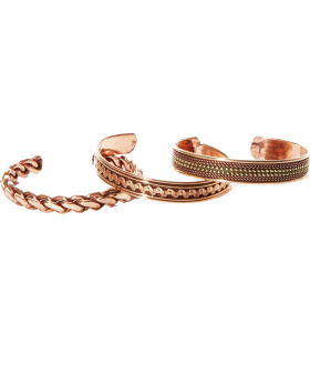 Assorted Copper Cuff Bracelets