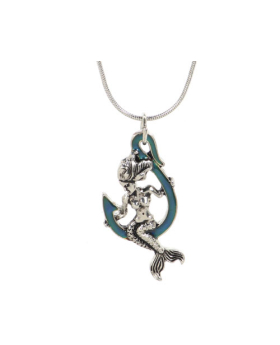 Mood Fish Hook Mermaid Necklace