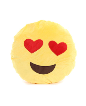 Assorted 16in Plush Emoji Pillow