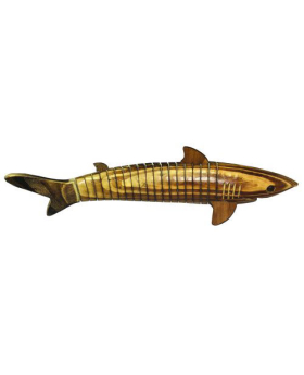Wood Movable 12 inch Shark Toy