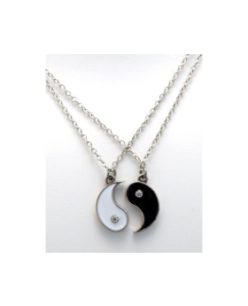 Yin and Yang Friendship Necklace Set
