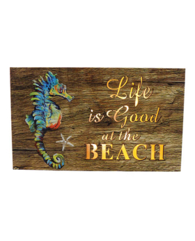 Special Price -  Life is Good/ Seahorse LED Lighted Sign