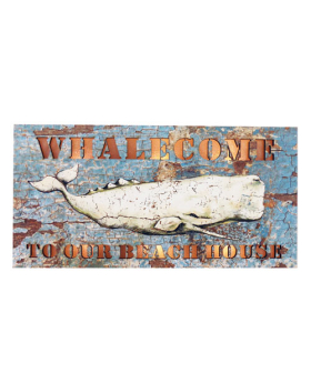 Special Price - Whalecome Beach House/ Whale LED Lighted Sign