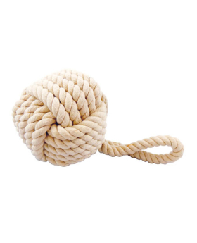Special Price - White Rope Monkey Fist Knot Decoration