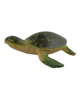 Closeout Resin Wood Look Green Sea Turtle Figure