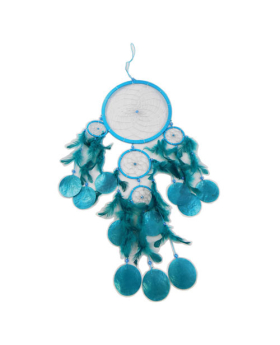 Turquoise Dreamcatcher/ Capiz Chime