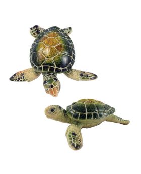 Resin Gloss Green Sea Turtle Figure