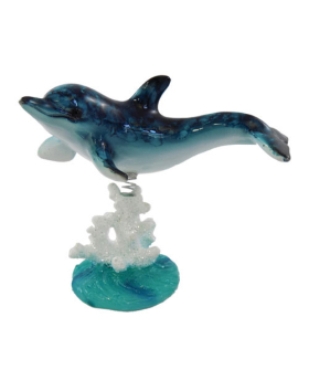 Resin Gloss Dolphin on Spring Coral Base