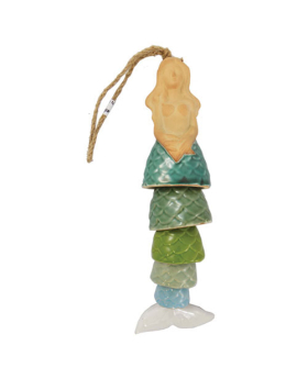 Special Price Ceramic Mermaid Bell Drop