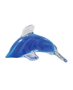 Small Blue Swirl Dolphin 