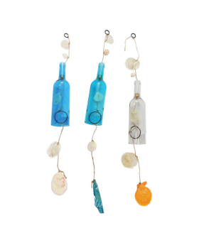 3 Asst Shell/ Bottle Chimes