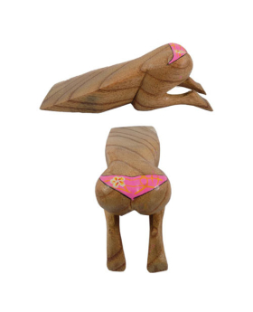 Wood Bikini Lady Door Stopper