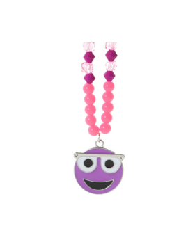 Assorted Smiley Face Bead Necklace