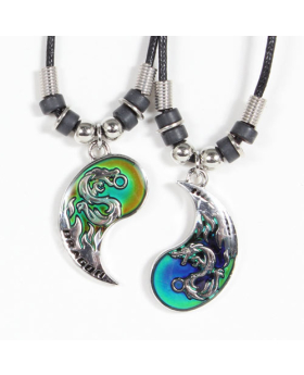 Mood Best Friends Dragon Necklace Set