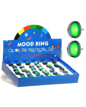 Adjustable Large Oval Mood Ring