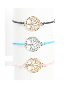 Woven Adjustable Tree of Life Bracelet