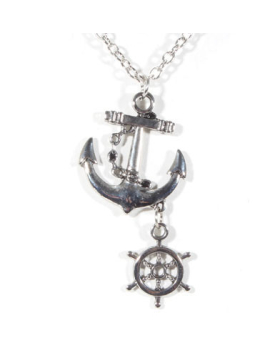 Anchor Helm Necklace