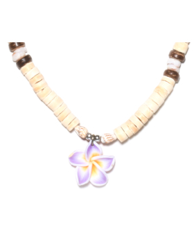 Assorted Fimo Flower Coco Necklace