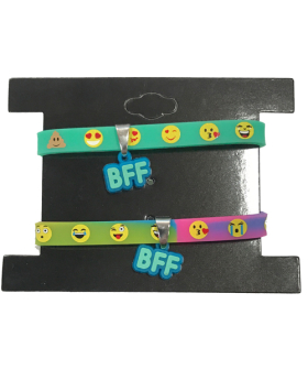 BFF Emoji Bracelet Set