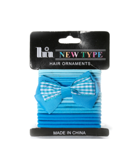 Assorted 22pc Bow Pony Tail Holder