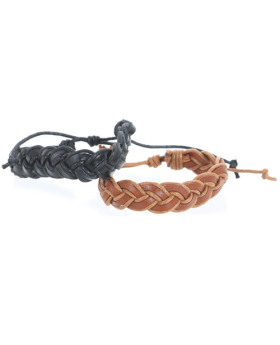 Assorted Leather Braid Bracelet