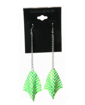 Assorted Neon Drop Mesh Earrings