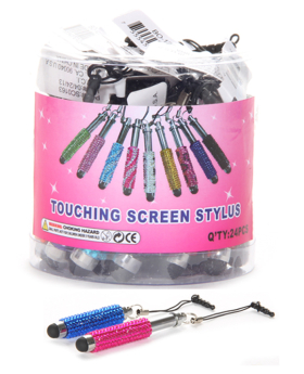 Assorted Retractable Touch Screen Stylus