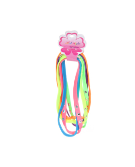 6Pc Assorted Neon Stud Headband