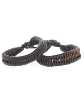 Snake Woven Leather Bracelet