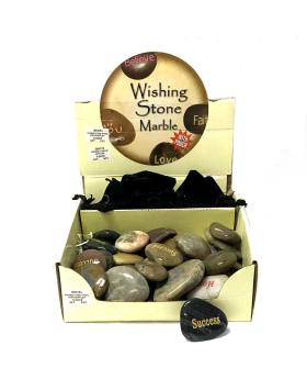 Wish Stone with inspirational word