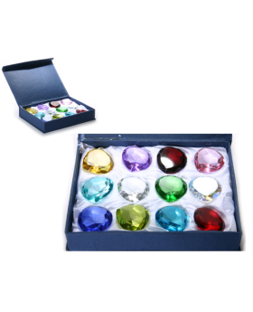 Assorted 5cm Diamond Paper Weight