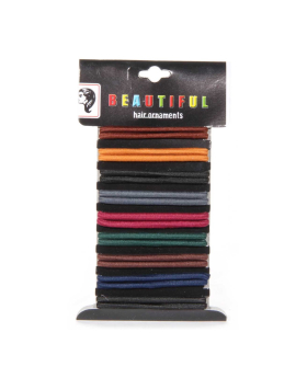 18Pc Assorted Elastic Hairband