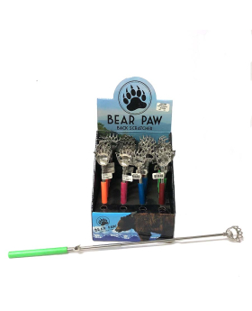 Bear Paw Extendable Back Scratcher-2 dz display