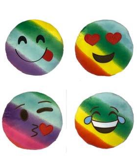 10.5 inch Rainbow Emoji Pillows