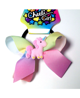 Unicorn hair bow