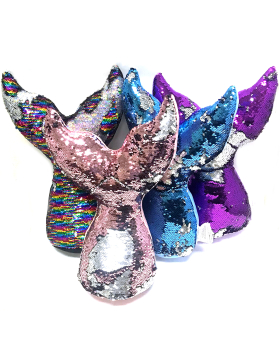 Sequin Mermaid Tail Pillow